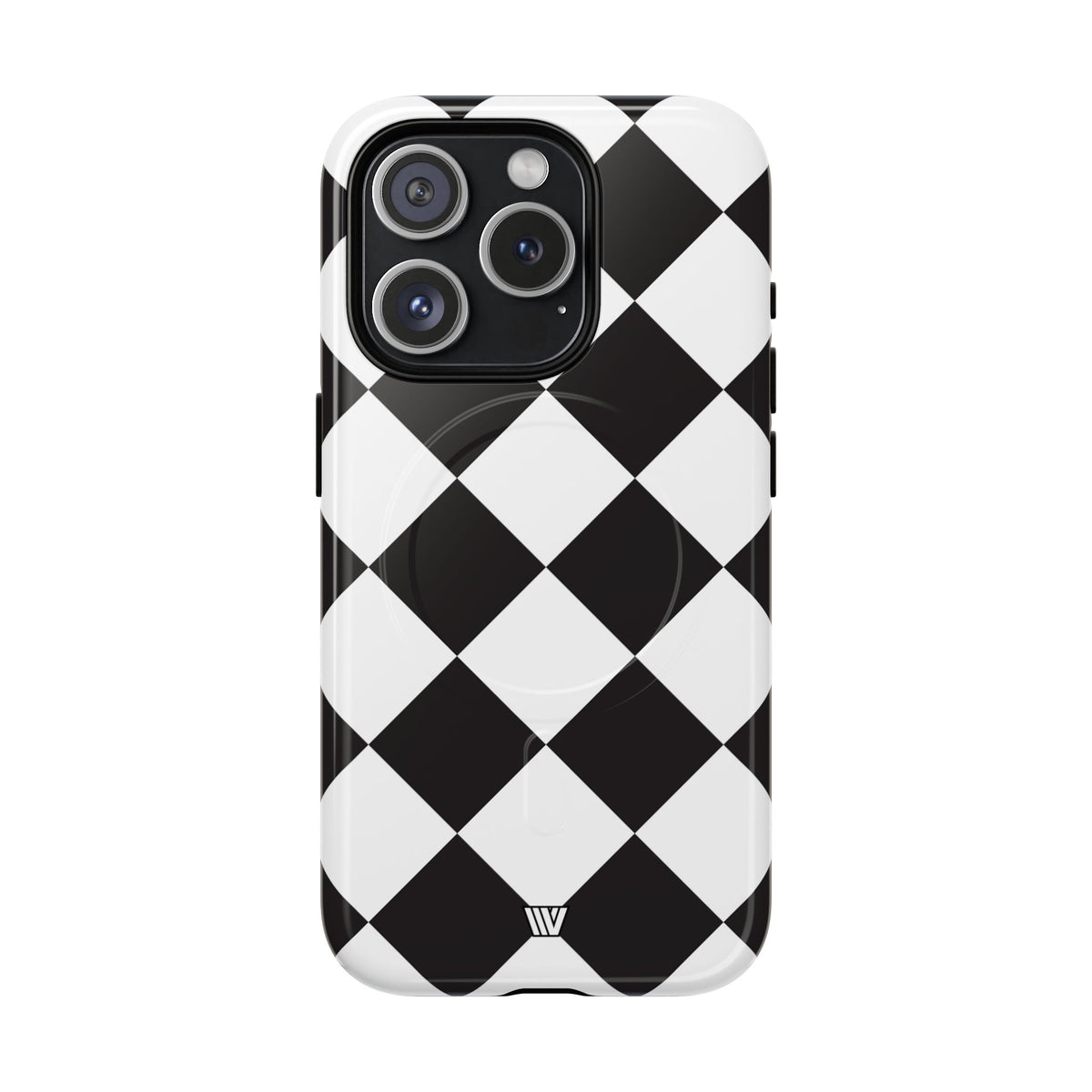 BLACK & WHITE DIAMOND | MagSafe Tough iPhone Case