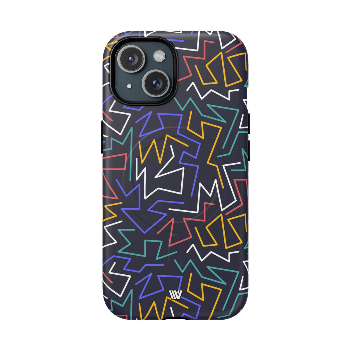 Zigzag Night MagSafe Tough iPhone Case – iPhone 15, Matte
