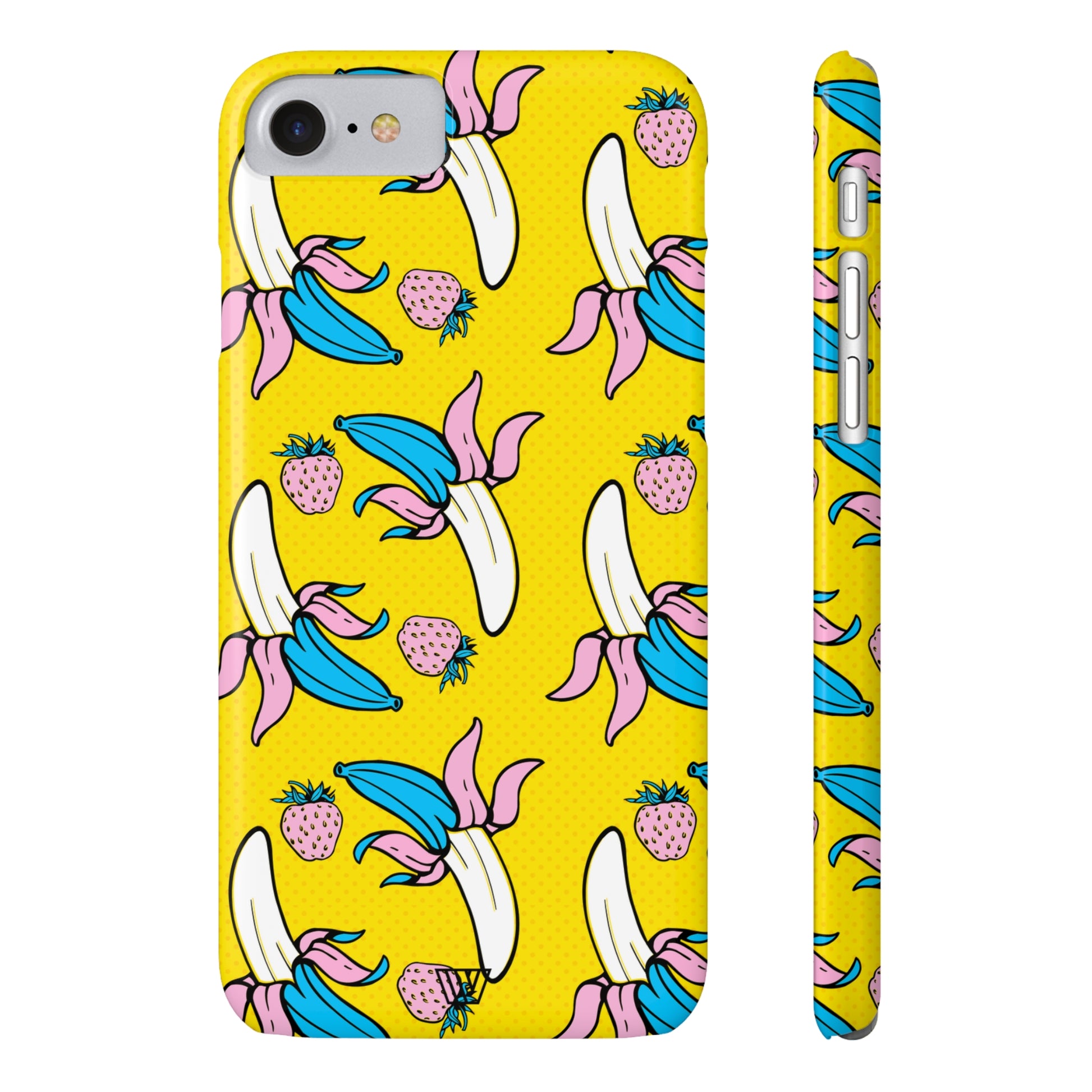 STRAWBERRY BANANA POP ART | Slim iPhone Case - Trovvve