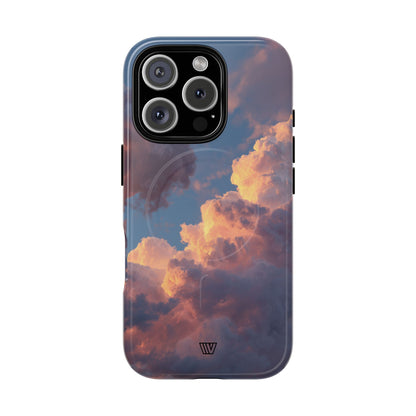 Sunset Clouds MagSafe Tough iPhone Case – iPhone 16 Pro, Glossy