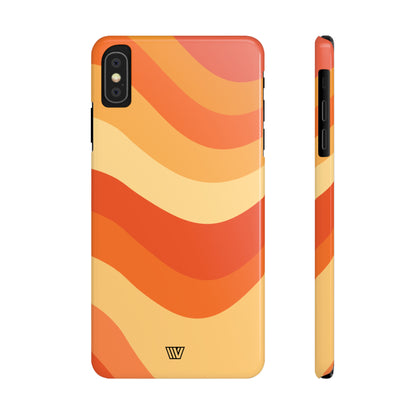 RETRO GROOVY WAVES | Slim iPhone Case - Trovvve