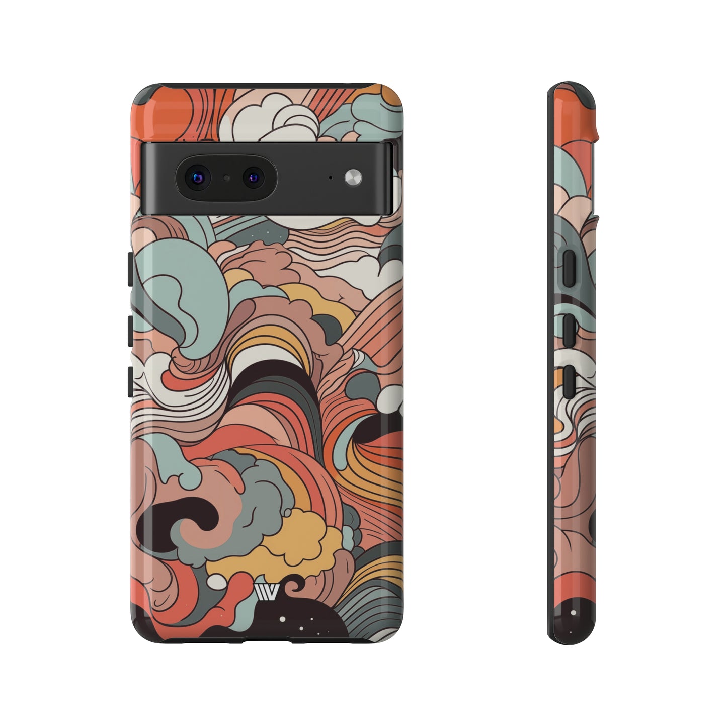 ABSTRACT DOODLE CLOUDS | Tough Phone Case - Trovvve