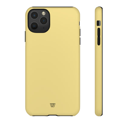 MUTED YELLOW SOLID | Tough Phone Case - Trovvve