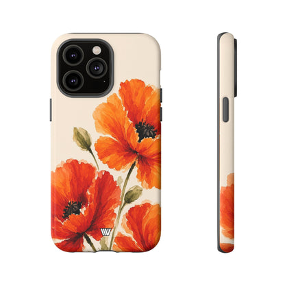 WILD POPPIES | Tough Phone Case