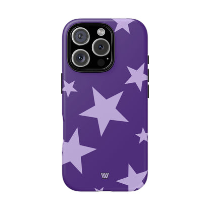 PURPLE BOLD STARS | Tough Phone Case