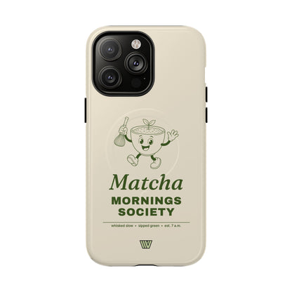 MATCHA MORNINGS | MagSafe Tough iPhone Case