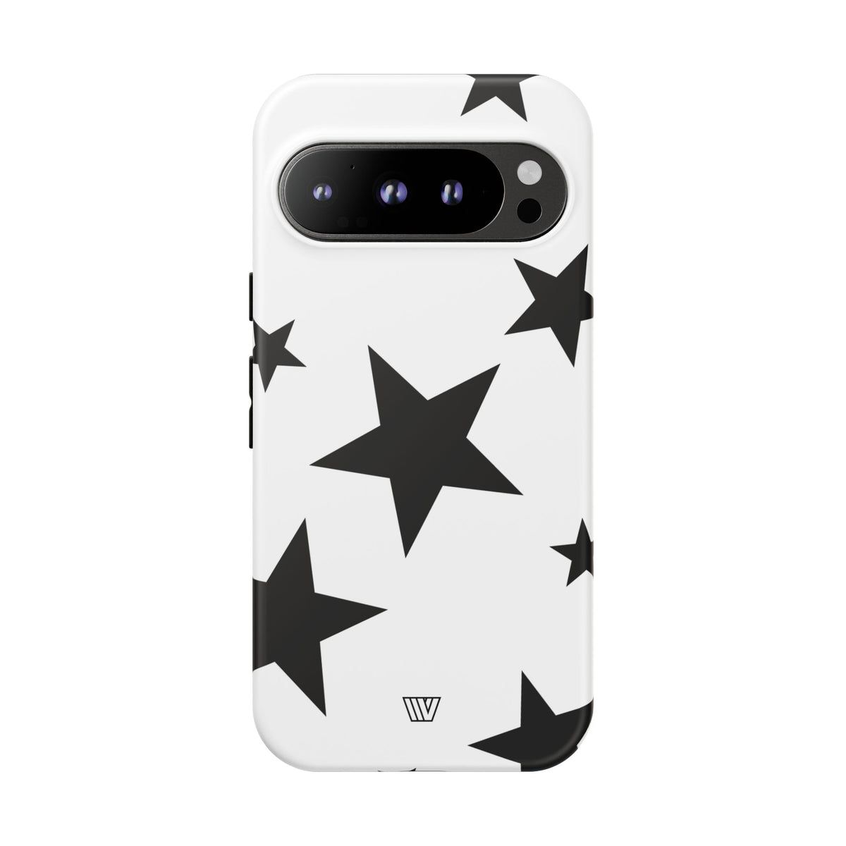 ALL WHITE BOLD STARS | Tough Phone Case
