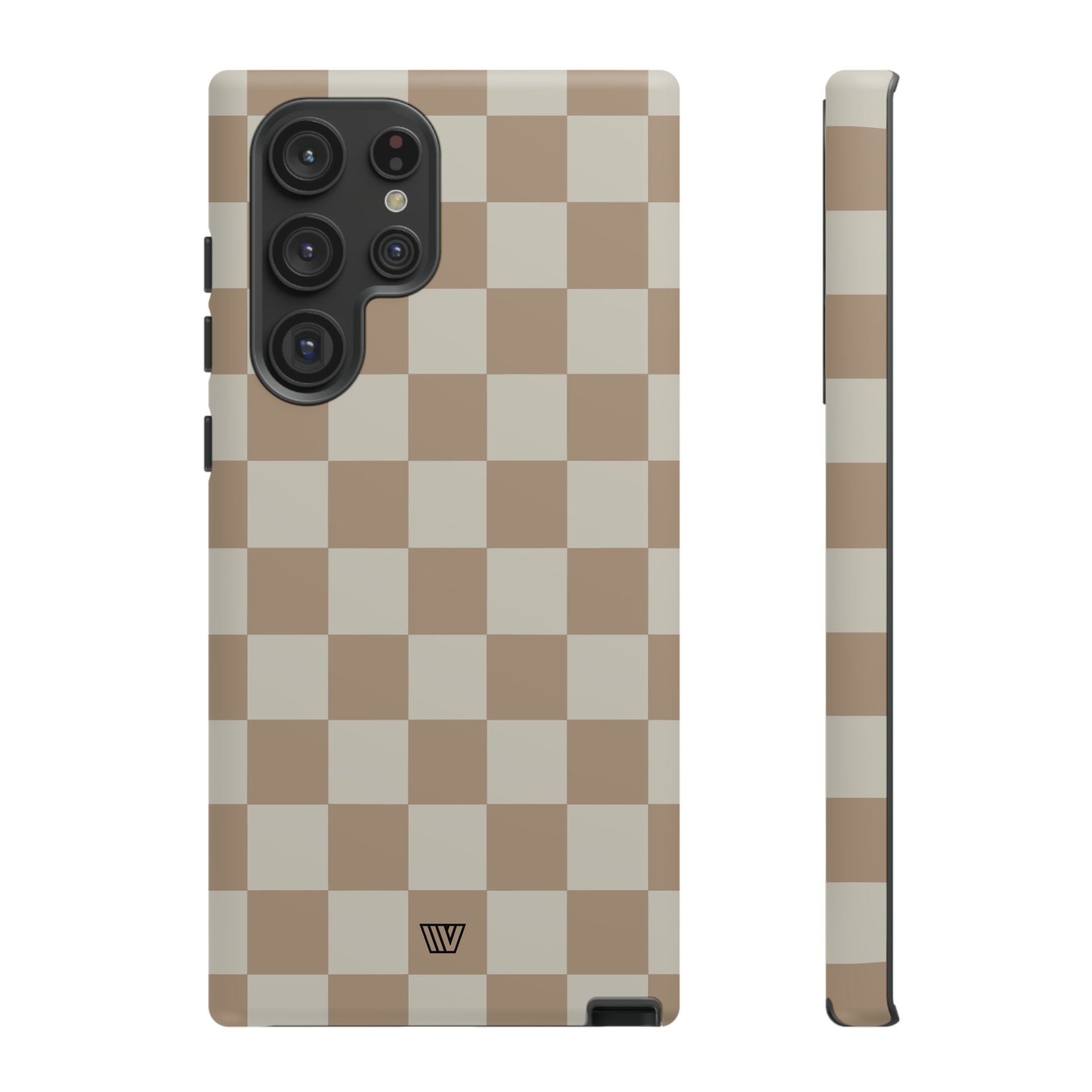 NEUTRAL CHECKERBOARD | Tough Phone Case - Trovvve