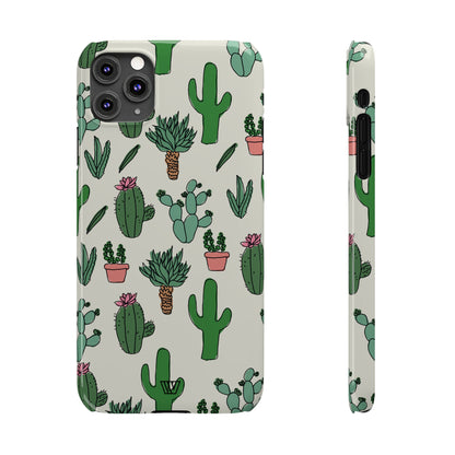 CACTUS DOODLES | Slim iPhone Case - Trovvve