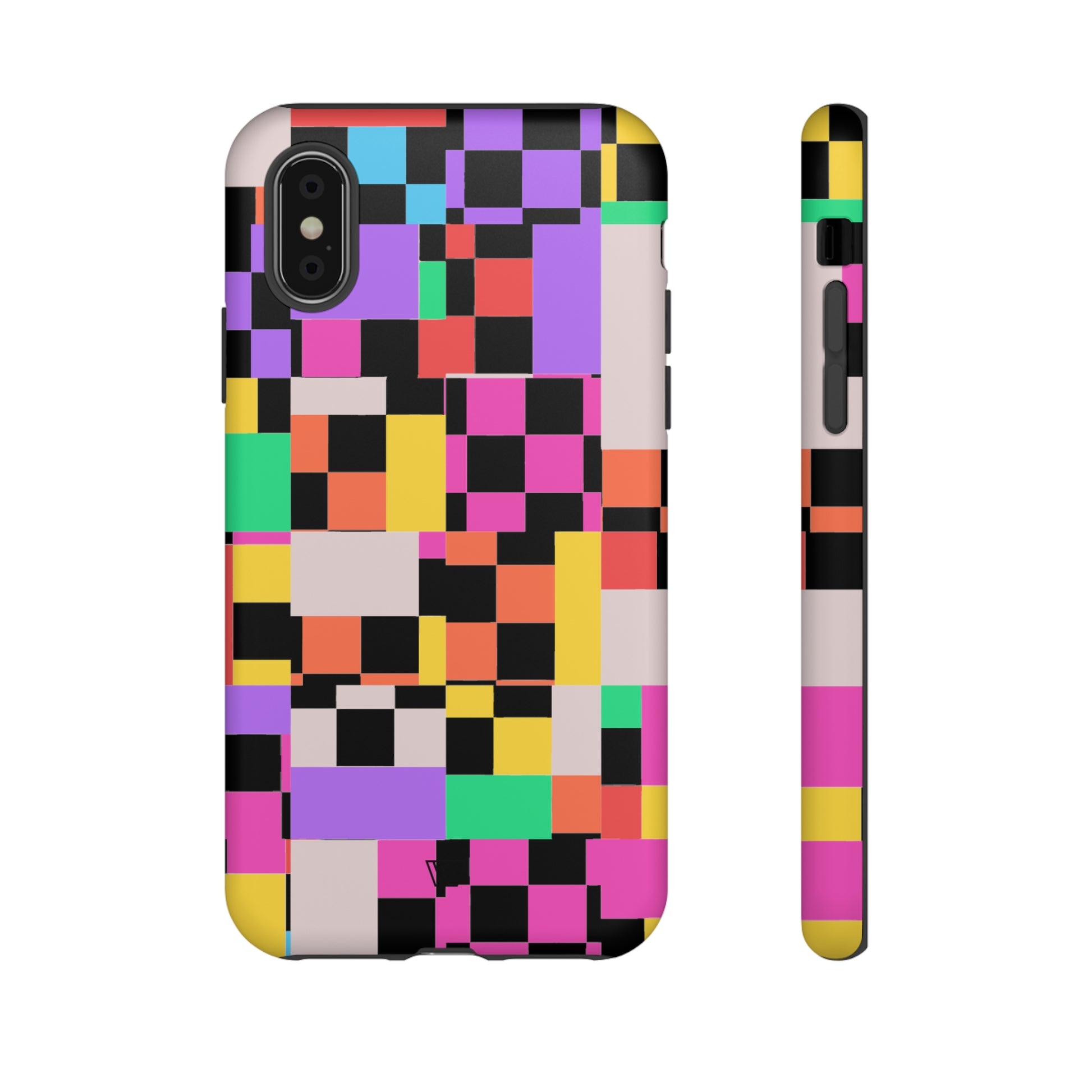 MASHED UP CHECKERBOARD | Tough Phone Case - Trovvve