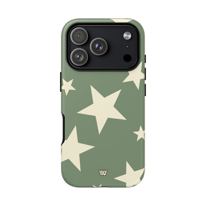 SAGE BOLD STARS | Tough Phone Case