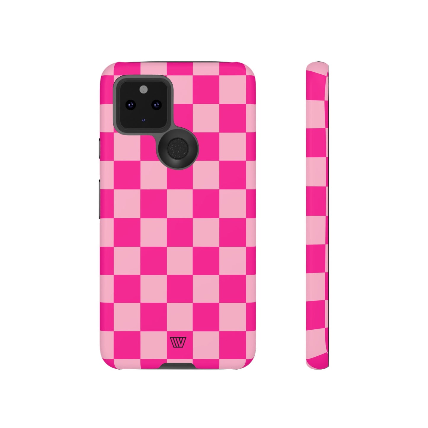 HOT PINK CHECKERBOARD | Tough Phone Case