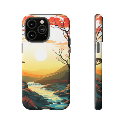 RIVER SUNSET | Tough Phone Case - Trovvve