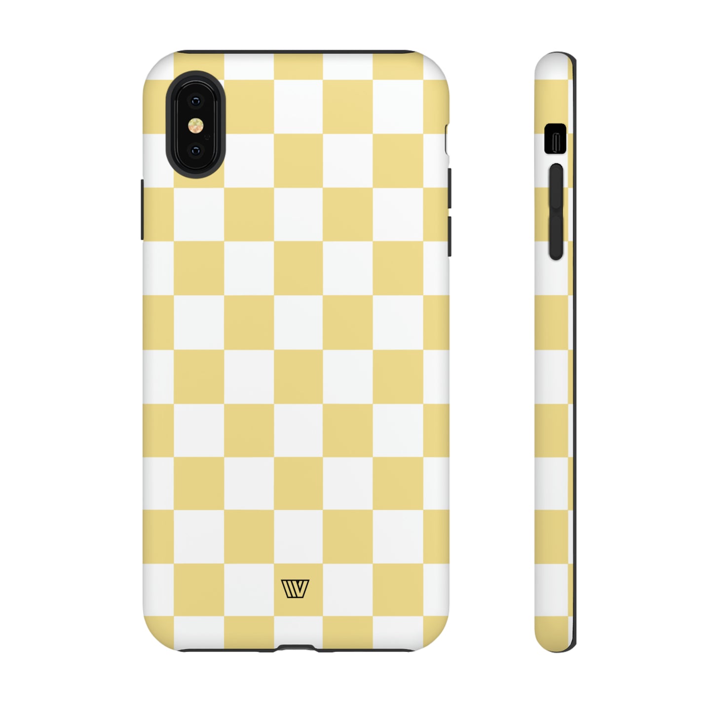 BANANA YELLOW CHECKERBOARD | Tough Phone Case - Trovvve