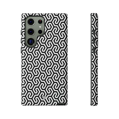 ABSTRACT INTERLOCKING PATTERN | Tough Phone Case