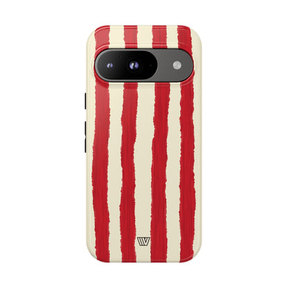 CANDY CANE STRIPE | Tough Phone Case