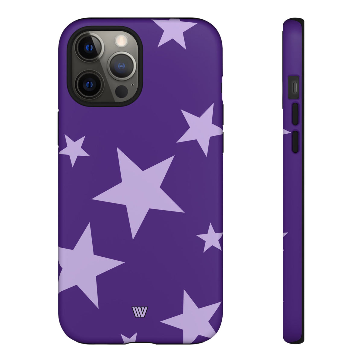 PURPLE BOLD STARS | Tough Phone Case