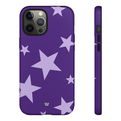 PURPLE BOLD STARS | Tough Phone Case