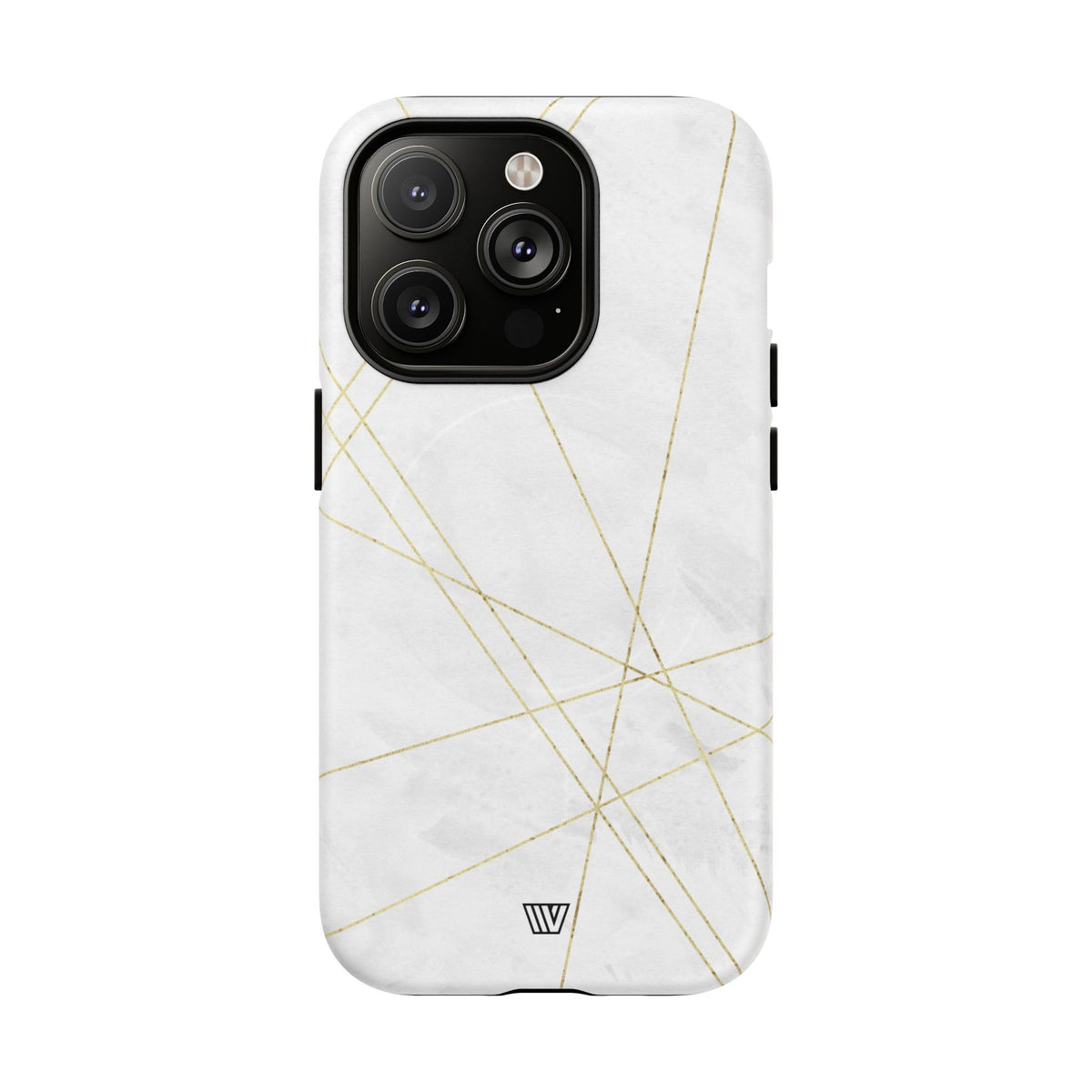 Gold Lines MagSafe Tough iPhone Case – iPhone 14 Pro, Matte