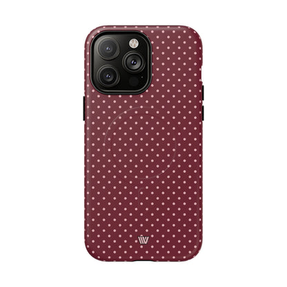 CLARET DOT | MagSafe Tough iPhone Case
