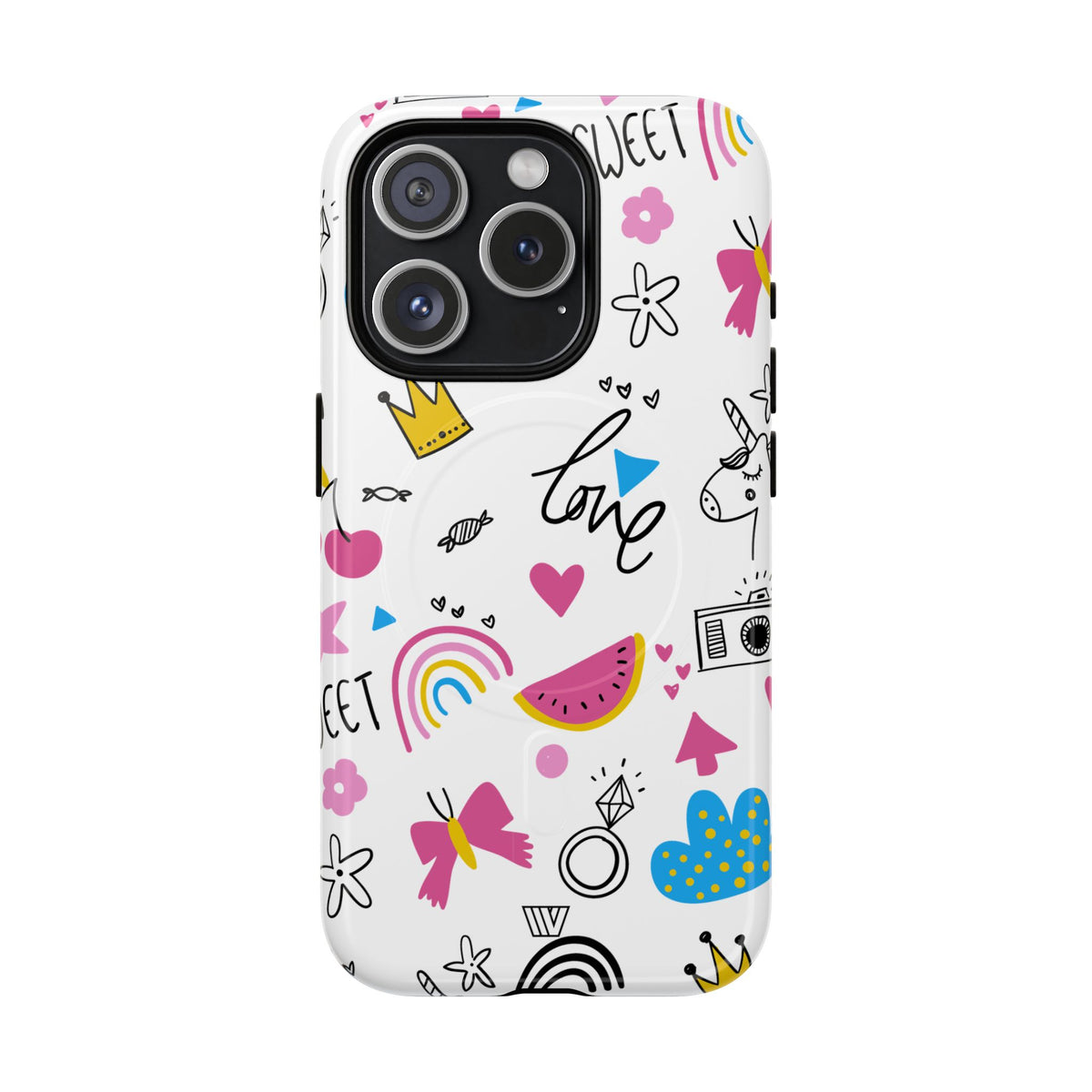Sweet Love MagSafe Tough iPhone Case – iPhone 15 Pro, Glossy