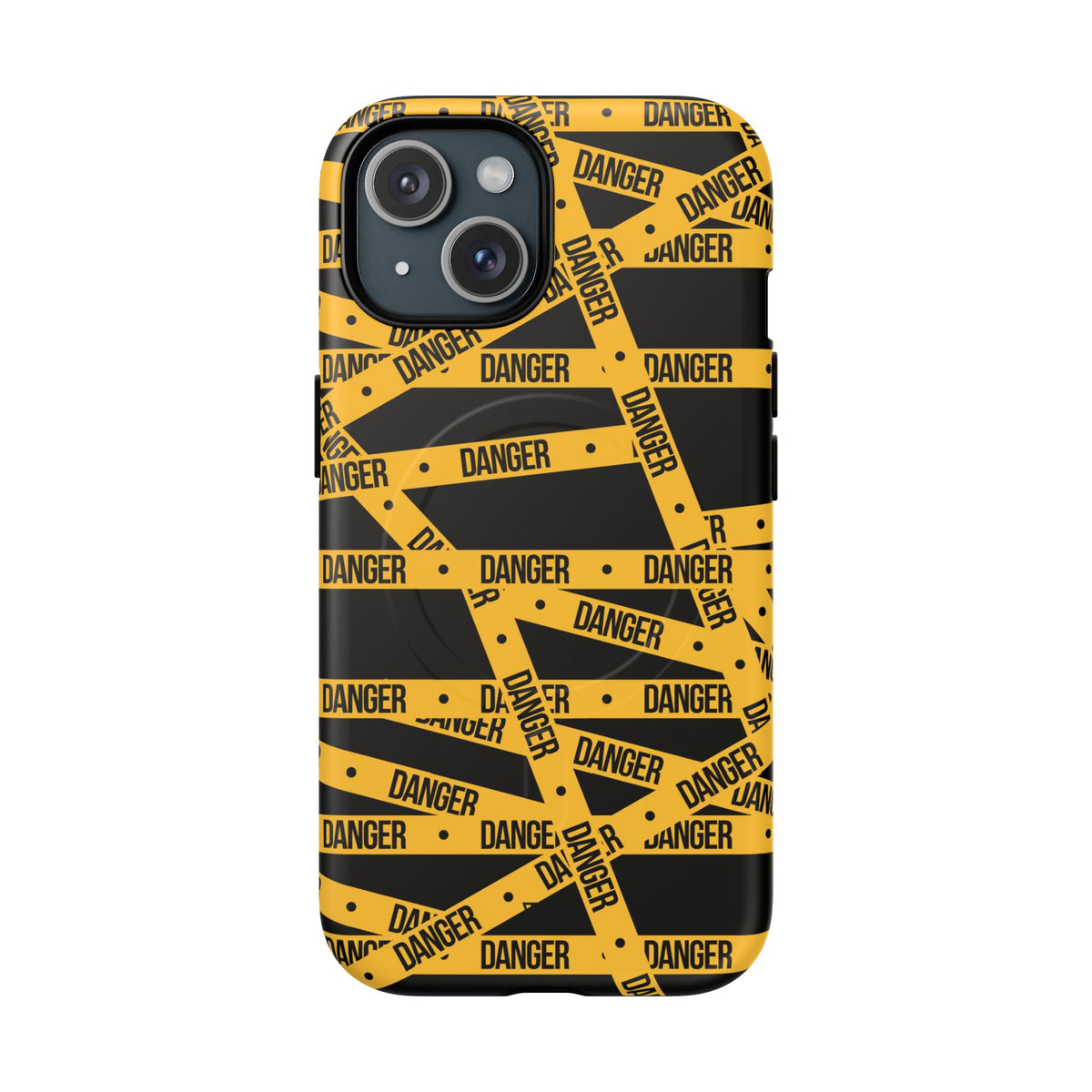 Danger Tape MagSafe Tough iPhone Case – iPhone 15, Matte