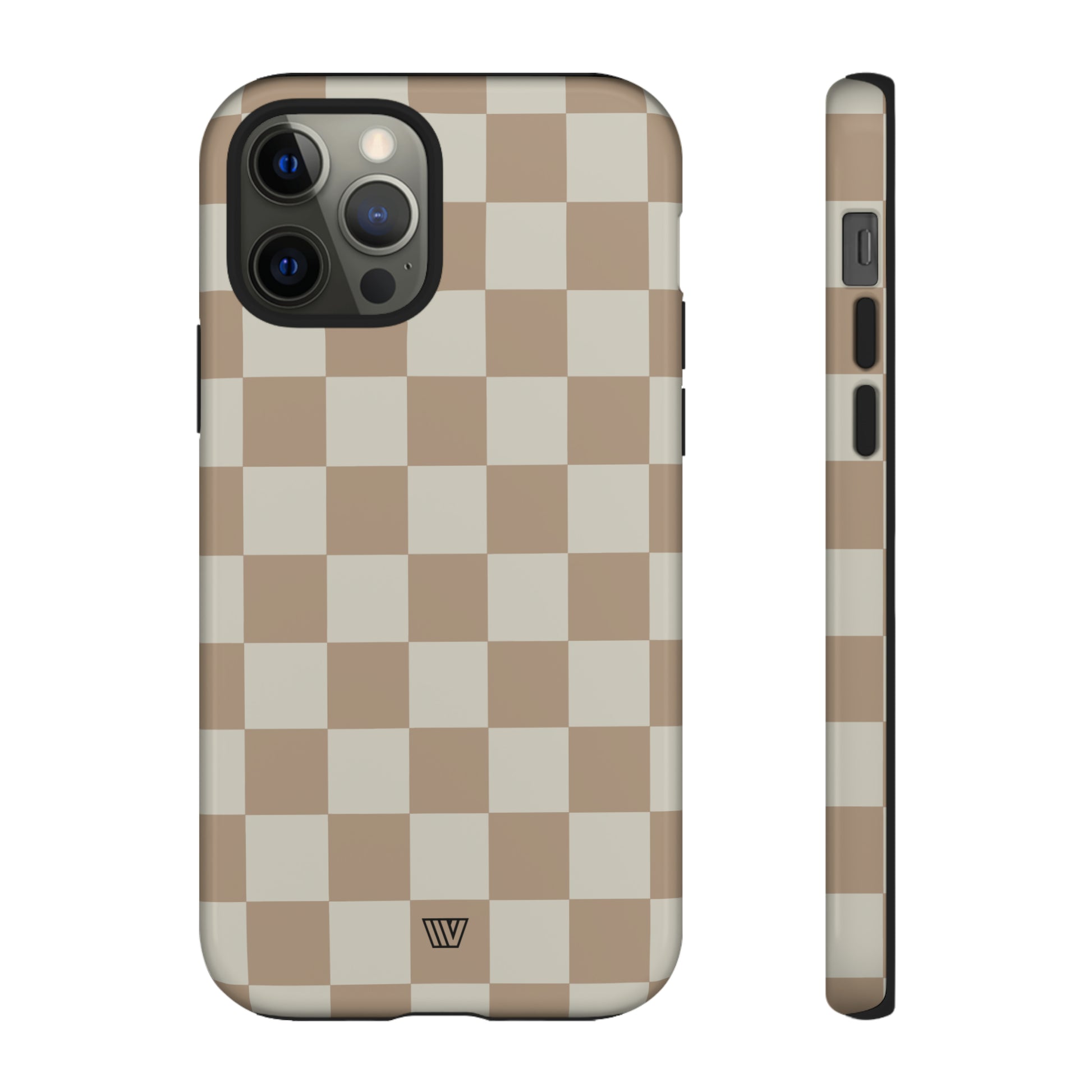 NEUTRAL CHECKERBOARD | Tough Phone Case - Trovvve