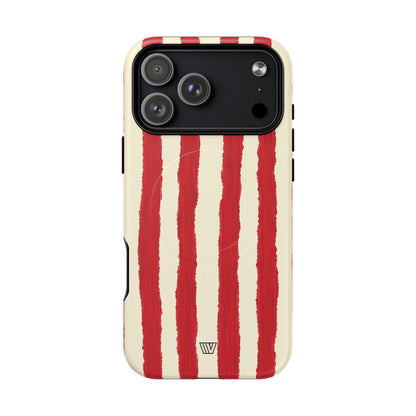 CANDY CANE STRIPE | MagSafe Tough iPhone Case