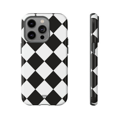 BLACK & WHITE DIAMOND | Tough Phone Case - Trovvve