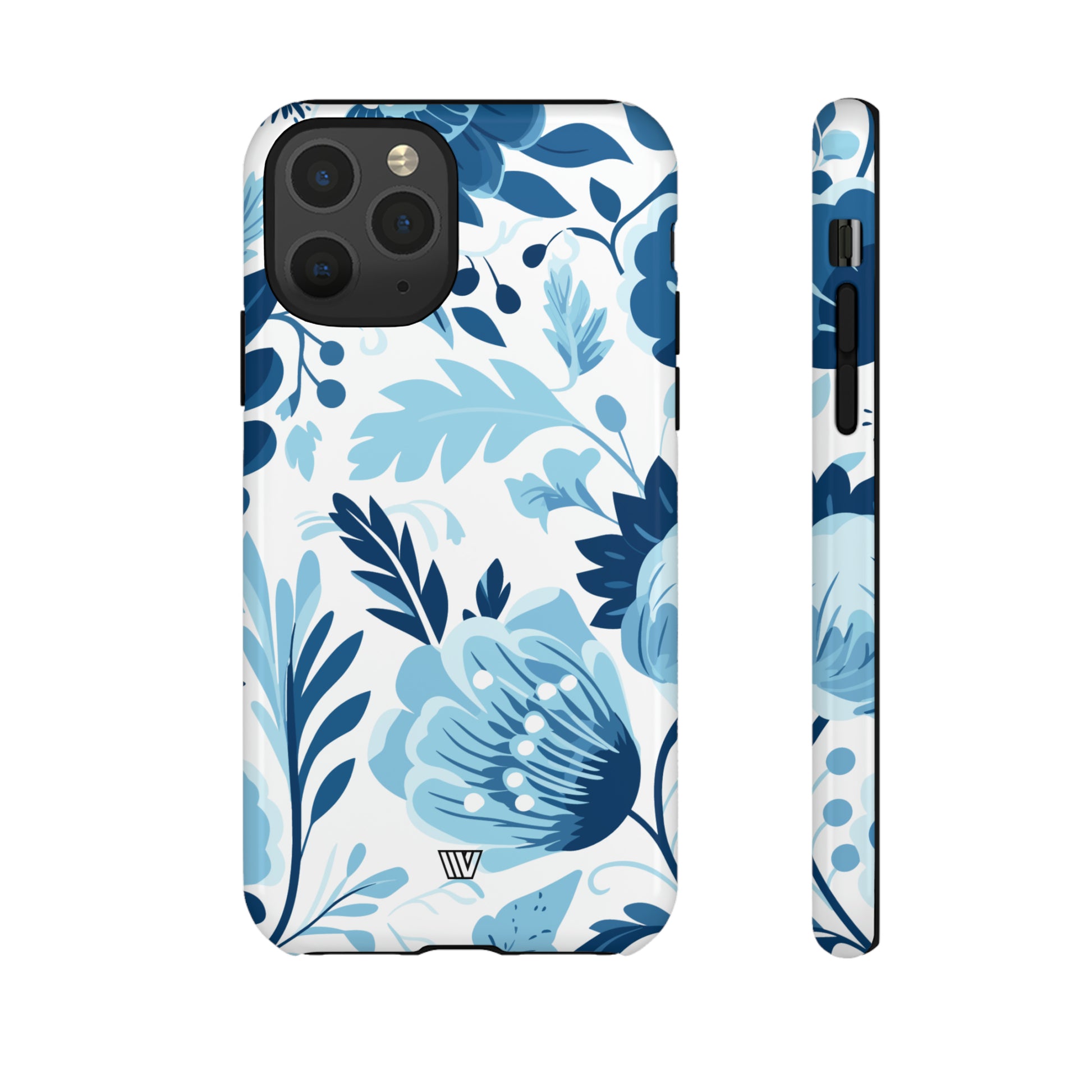 BLUE WHITE FLOWERS | Tough Phone Case - Trovvve