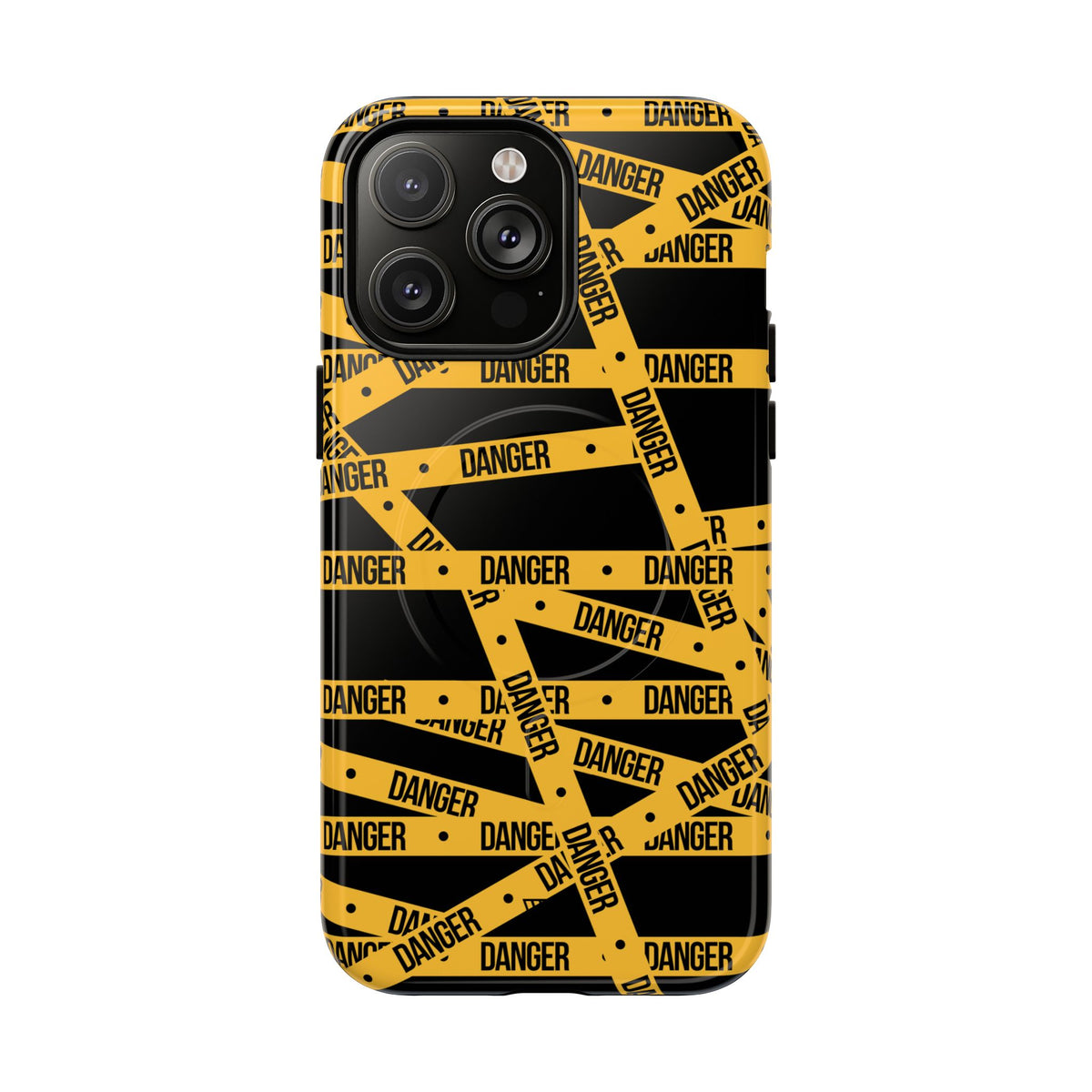 Danger Tape MagSafe Tough iPhone Case – iPhone 14 Pro Max, Glossy