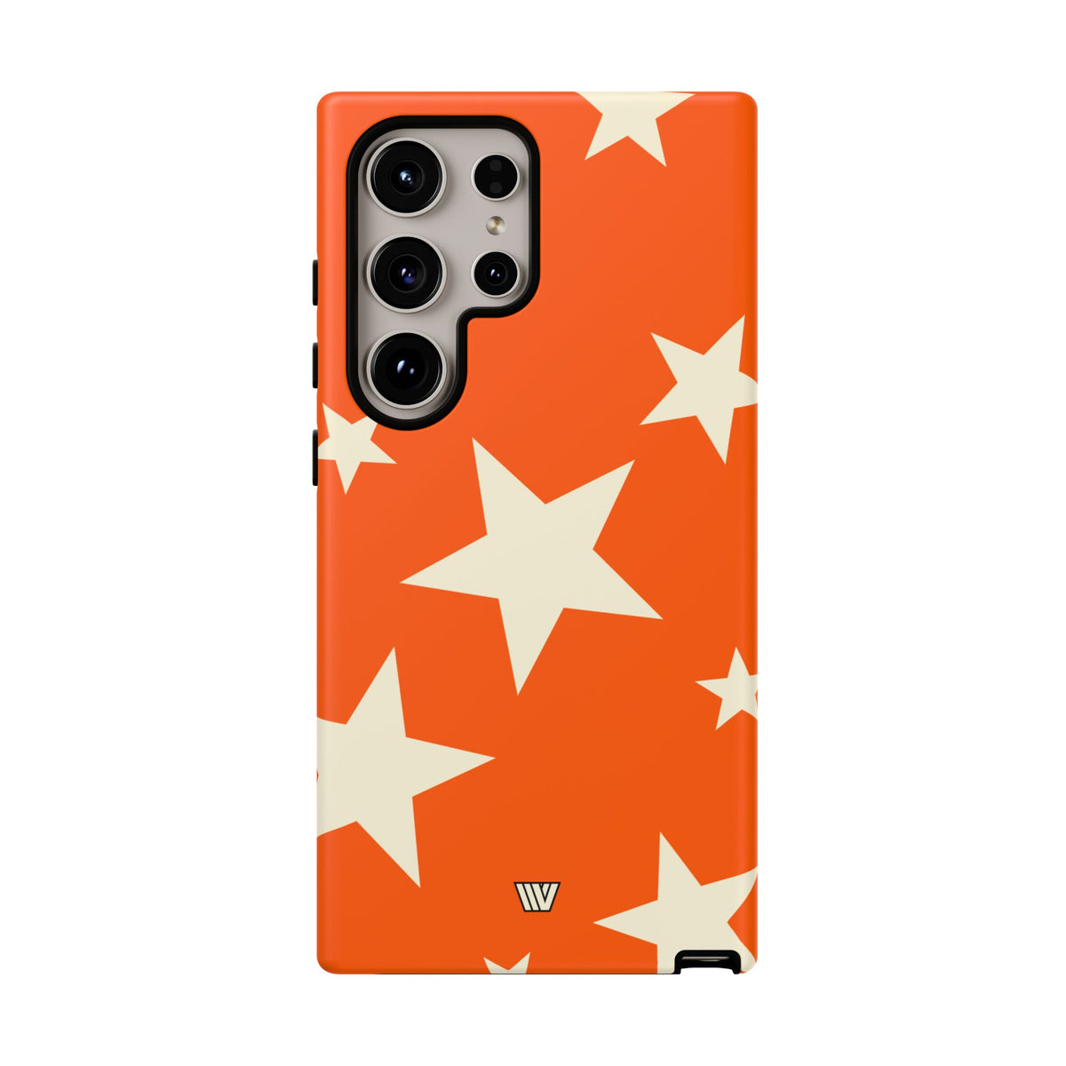 ORANGE BOLD STARS | Tough Phone Case