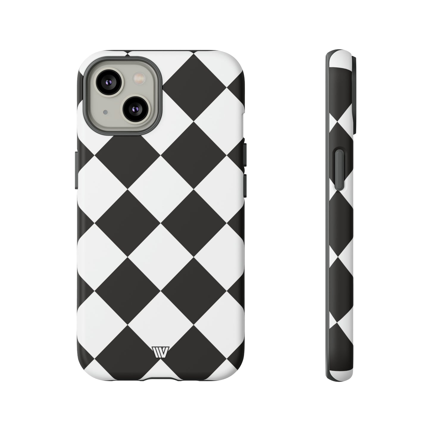 BLACK & WHITE DIAMOND | Tough Phone Case - Trovvve