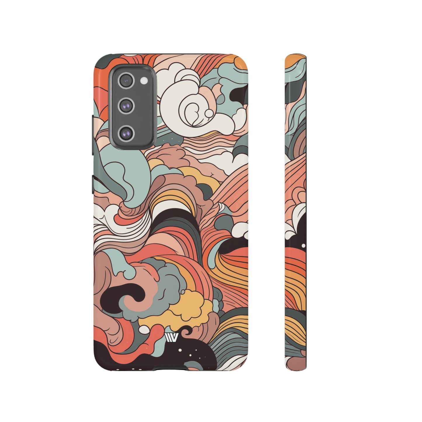 ABSTRACT DOODLE CLOUDS | Tough Phone Case - Trovvve