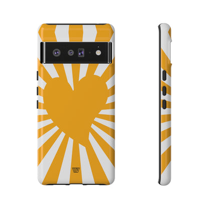 HEART SUN RAYS | Tough Phone Case - Trovvve