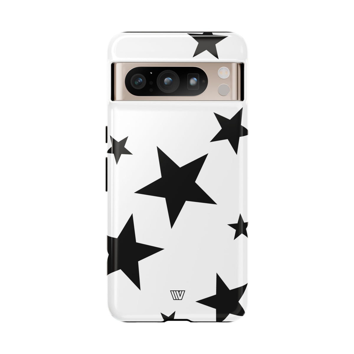 ALL WHITE BOLD STARS | Tough Phone Case