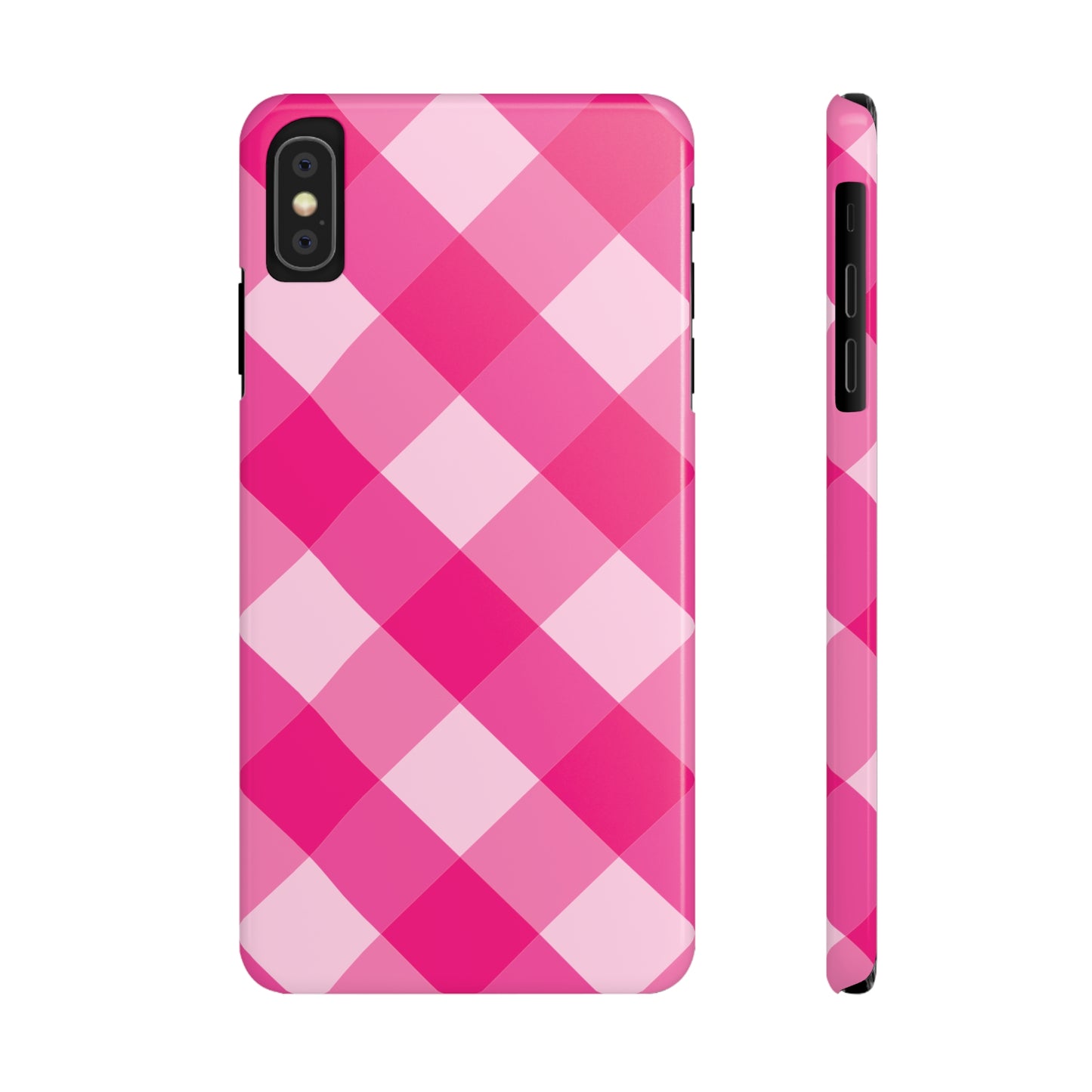 HOT PINK CLOTH Pattern  | Slim iPhone Case - Trovvve