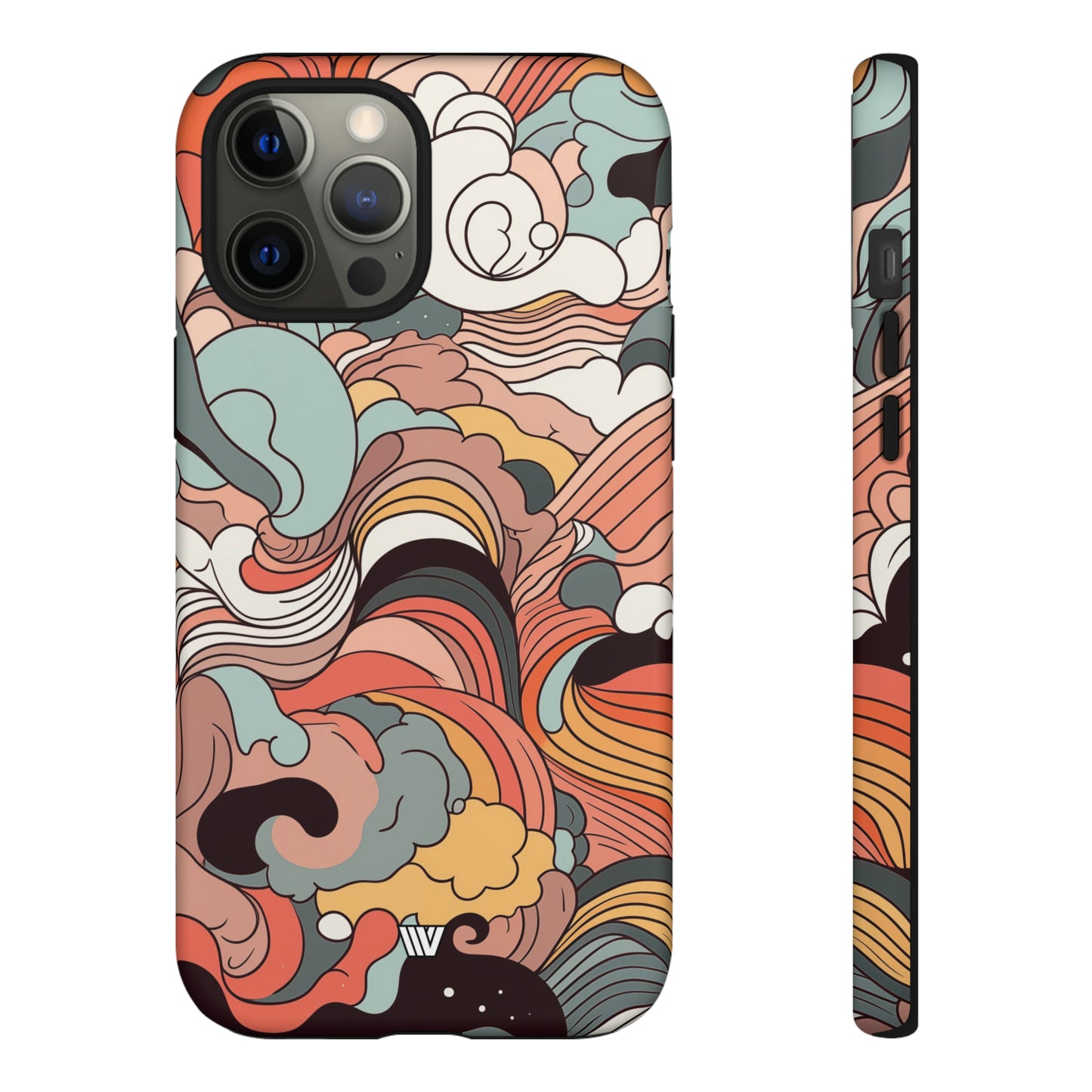 ABSTRACT DOODLE CLOUDS | Tough Phone Case - Trovvve