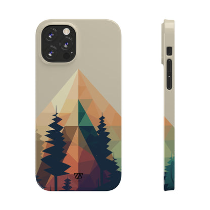 ABSTRACT MOUNTAIN PEAK | Slim iPhone Case