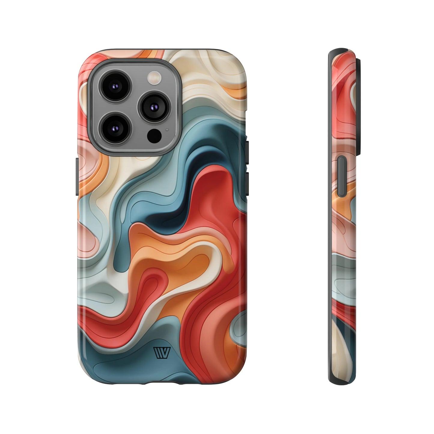 3D COLORFUL CLAY | Tough Phone Case - Trovvve