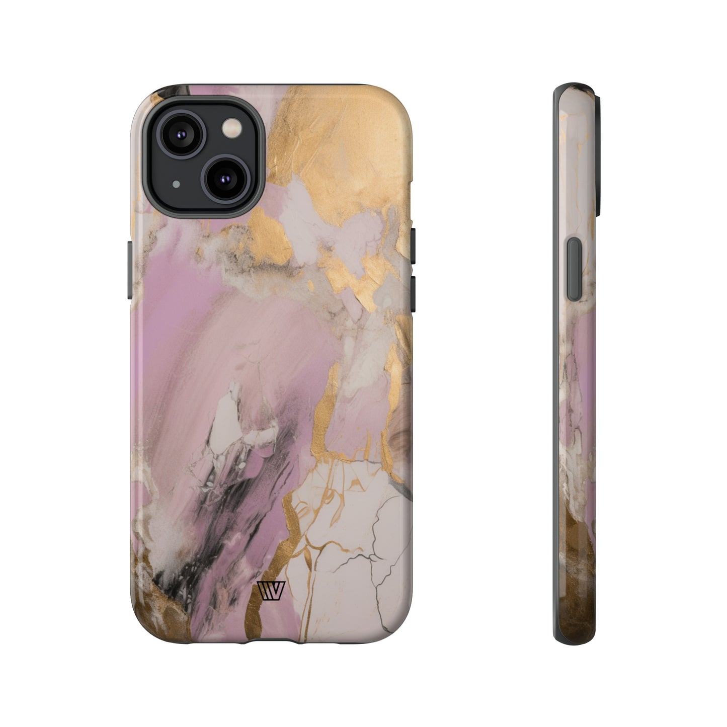 GOLD PINK ABSTRACT PAINTING | Tough Phone Case - Trovvve