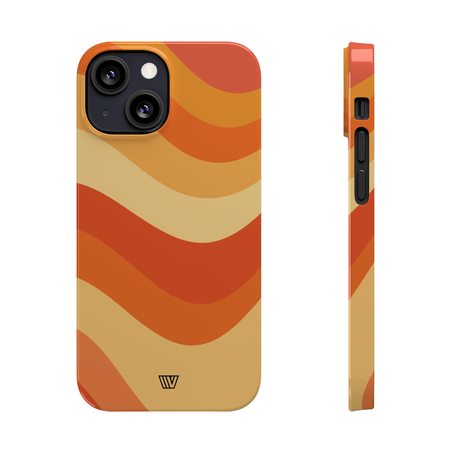 RETRO GROOVY WAVES | Slim iPhone Case - Trovvve