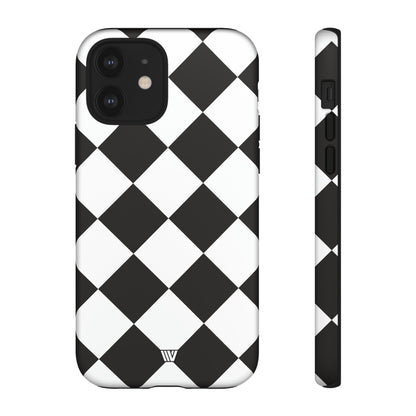 BLACK & WHITE DIAMOND | Tough Phone Case - Trovvve