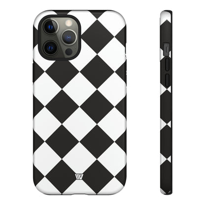 BLACK & WHITE DIAMOND | Tough Phone Case - Trovvve