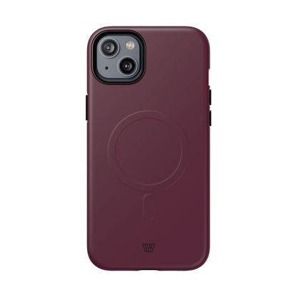 Wine Berry MagSafe Tough iPhone Case – iPhone 14 Plus, Matte