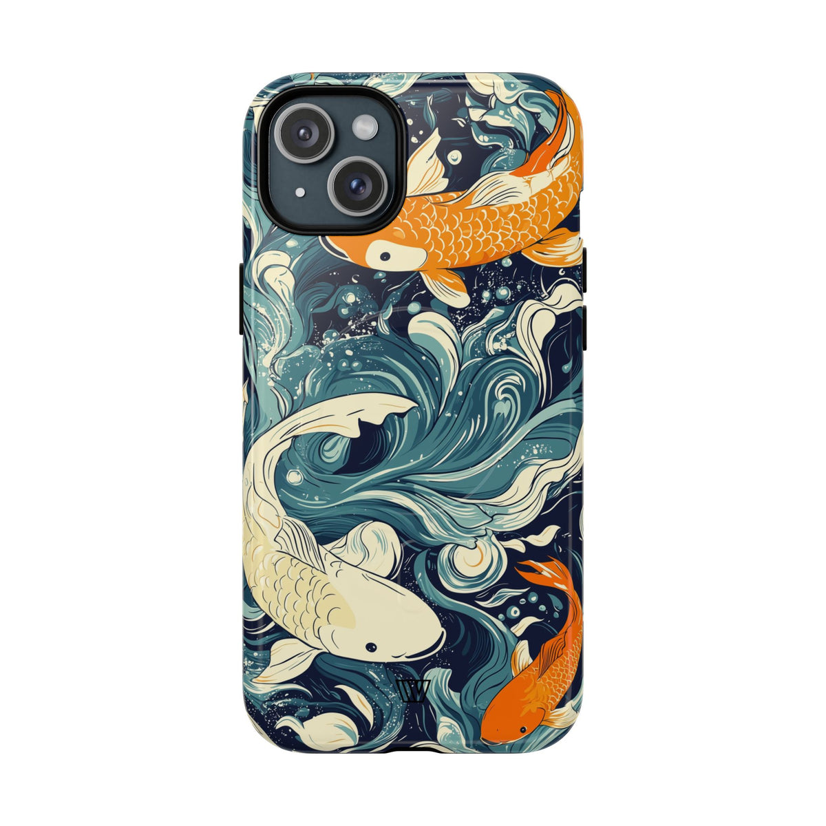 Koi Dreams MagSafe Tough iPhone Case – iPhone 15 Plus, Glossy