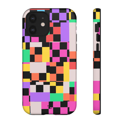 MASHED UP CHECKERBOARD | Tough Phone Case - Trovvve