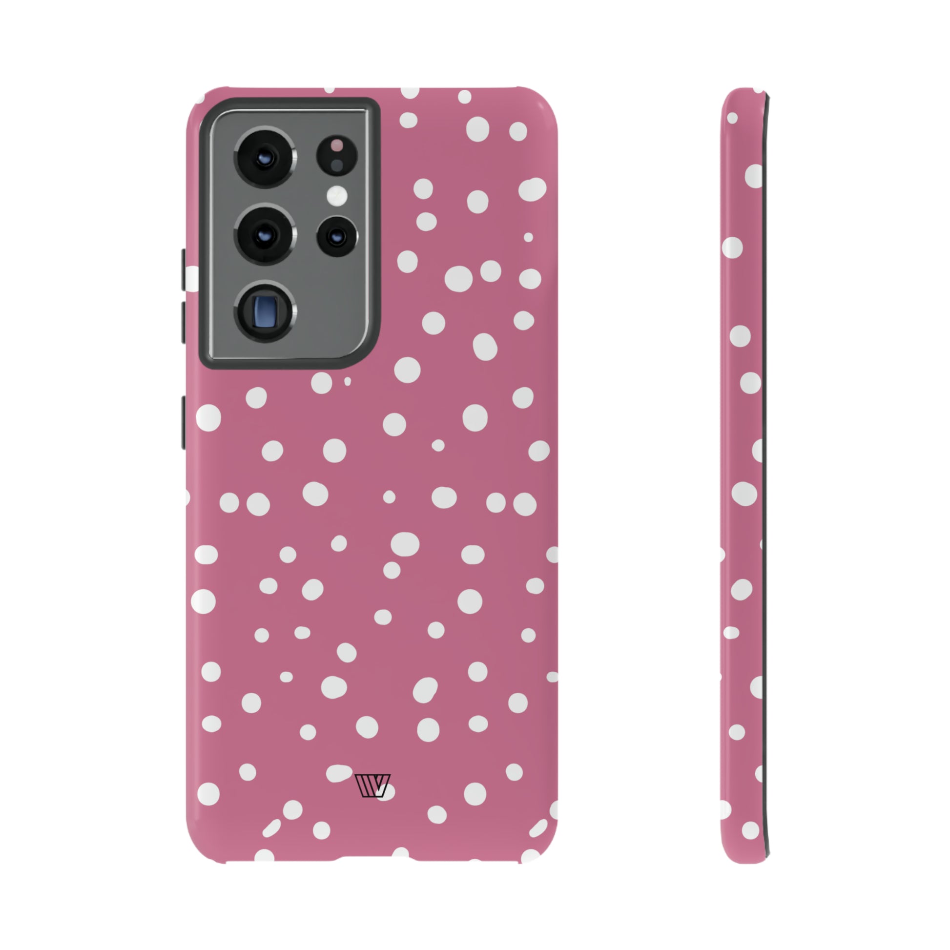 BLUSH RED DOTS | Tough Phone Case - Trovvve