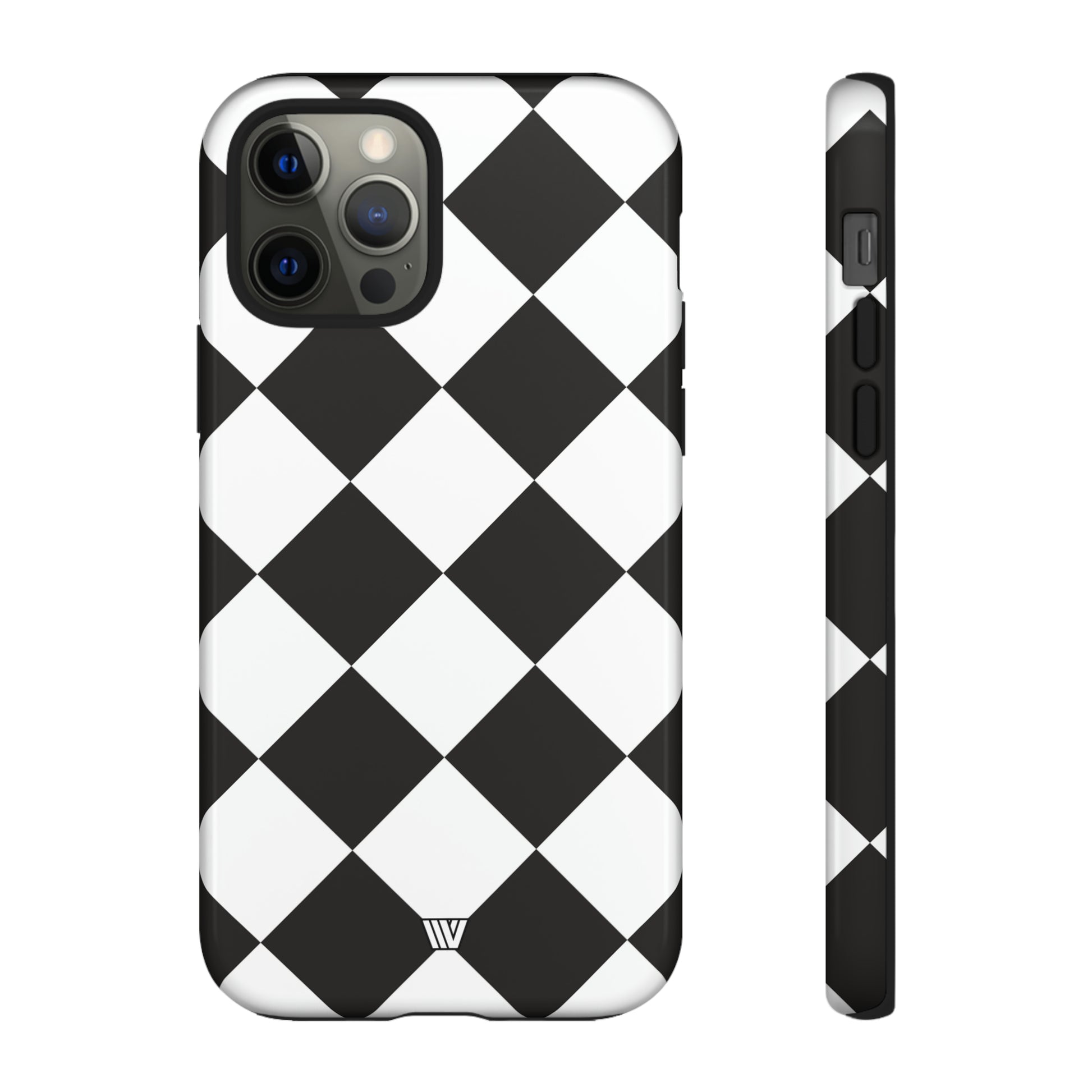 BLACK & WHITE DIAMOND | Tough Phone Case - Trovvve