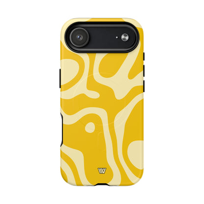 YELLOW SWIRL | MagSafe Tough iPhone Case